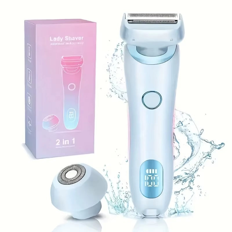 Rasoio Elettrico Donna 2 in 1 Ricaricabile